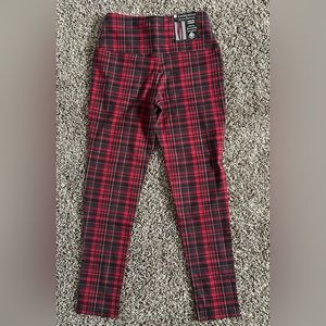Red Plaid Leggings